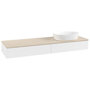 Meuble sous-vasque Villeroy &amp; Boch Antao 1600x190x500mm K16113MT avec structure FK/AP: MT/3