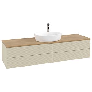 Meuble sous-vasque Villeroy &amp; Boch Antao 1600x360x500mm K25151HJ avec structure FK/AP: HJ/1