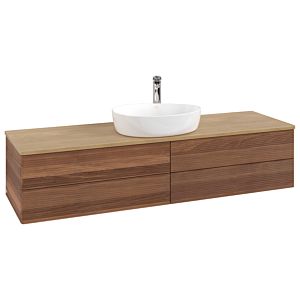 Villeroy & Boch Antao Waschtischunterschrank 1600x360x500mm K25151HM mit Struktur FK/AP: HM/1