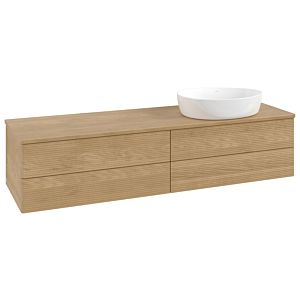 Villeroy &amp; Boch Antao vanity unit 1600x360x500mm K27111HN with structure FK/AP: HN/1