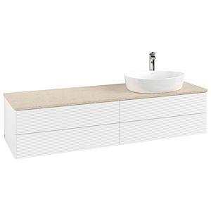 Villeroy &amp; Boch Antao vanity unit 1600x360x500mm K27153MT with structure FK/AP: MT/3