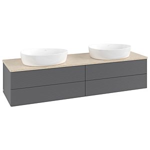 Meuble sous-vasque Villeroy &amp; Boch Antao 1600x360x500mm K28113GK avec structure FK/AP: GK/3