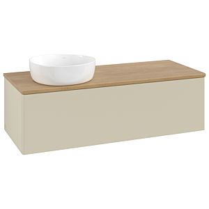 Villeroy und Boch Antao Waschtisch-Unterschrank K33011HJ 120x36x50cm, Waschbeckenplattenfarbe honey oak, silk grey matt lacquer