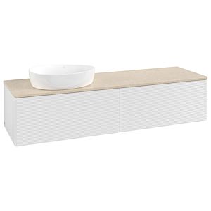 Villeroy & Boch Antao Waschtischunterschrank 1600x360x500mm K37113GF mit Struktur FK/AP: GF/3