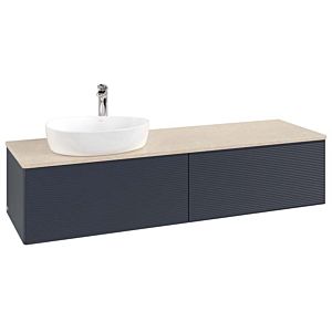 Villeroy &amp; Boch Antao vanity unit 1600x360x500mm K37153HG with structure FK/AP: HG/3