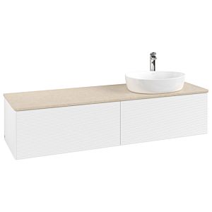Villeroy & Boch Antao Waschtischunterschrank 1600x360x500mm K38153MT mit Struktur FK/AP: MT/3