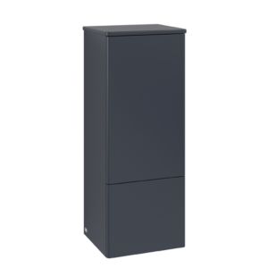 Meuble vasque mi-hauteur Villeroy &amp; Boch Antao K43000HG 41,4 x 103,9 x 35,6 cm, laque couleur bleu nuit mat