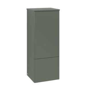 Villeroy und Boch Antao Mittelschrank K43000HL 41,4x103,9x35,6cm, Waschbeckenplattenfarbe Lack, leaf green matt lacquer