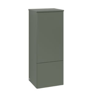 Villeroy und Boch Antao Mittelschrank K44000HL 41,4x103,9x35,6cm, Waschbeckenplattenfarbe Lack, leaf green matt lacquer