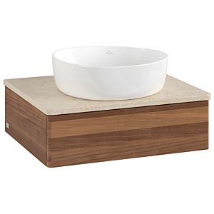 Meuble sous-vasque Villeroy &amp; Boch Antao 600x190x500mm L07013HM avec éclairage FK/AP: HM/3