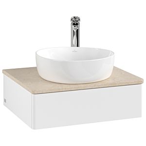 Meuble sous-vasque Villeroy &amp; Boch Antao 600x190x500mm L07053MT avec éclairage FK/AP: MT/3