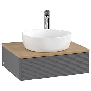 Meuble sous-vasque Villeroy &amp; Boch Antao 600x190x500mm L07151GK avec éclairage avec structure FK/AP: GK/1
