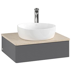Villeroy &amp; Boch Antao vanity unit 600x190x500mm L07153GK with lighting with structure FK/AP: GK/3