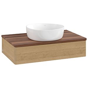 Meuble sous-vasque Villeroy &amp; Boch Antao 800x190x500mm L08012HN avec éclairage FK/AP: HN/2