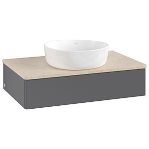 Villeroy &amp; Boch Antao vanity unit 800x190x500mm L08013GK with lighting FK/AP: GK/3