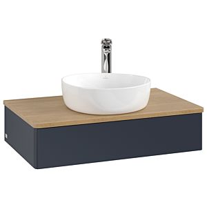 Meuble sous-vasque Villeroy &amp; Boch Antao 800x190x500mm L08051HG avec éclairage FK/AP: HG/1