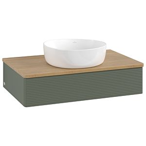 Villeroy & Boch Antao Waschtischunterschrank 800x190x500mm L08111HL mit Beleuchtung mit Struktur FK/AP: HL/1