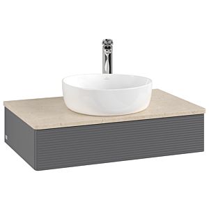 Meuble sous-vasque Villeroy &amp; Boch Antao 800x190x500mm L08153GK avec éclairage avec structure FK/AP: GK/3