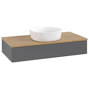 Villeroy & Boch Antao Waschtischunterschrank 1000x190x500mm L09011GK mit Beleuchtung FK/AP: GK/1