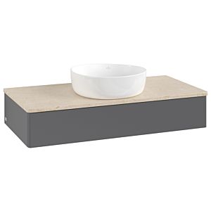Villeroy & Boch Antao Waschtischunterschrank 1000x190x500mm L09013GK mit Beleuchtung FK/AP: GK/3