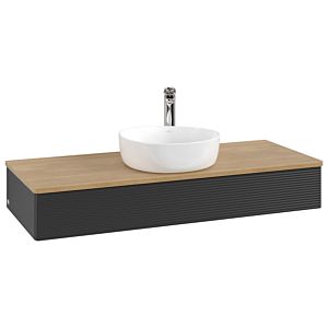 Villeroy & Boch Antao Waschtischunterschrank 1200x190x500mm L10151PD mit Beleuchtung mit Struktur FK/AP: PD/1