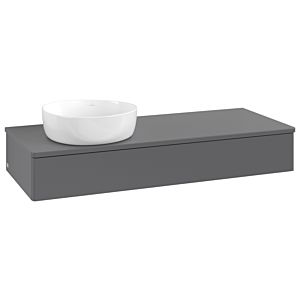 Villeroy &amp; Boch Antao vanity unit 1200x190x500mm L11010GK with lighting FK/AP: GK/0