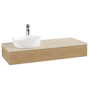 Villeroy & Boch Antao Waschtischunterschrank 1200x190x500mm L11153HN mit Beleuchtung mit Struktur FK/AP: HN/3