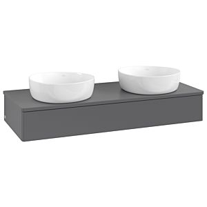 Meuble sous-vasque Villeroy &amp; Boch Antao 1200x190x500mm L13010GK avec éclairage FK/AP: GK/0