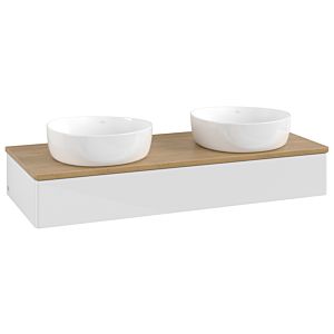 Meuble sous-vasque Villeroy &amp; Boch Antao 1200x190x500mm L13011GF avec éclairage FK/AP: GF/1
