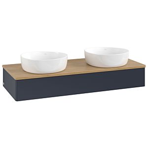 Meuble sous-vasque Villeroy &amp; Boch Antao 1200x190x500mm L13011HG avec éclairage FK/AP: HG/1