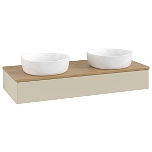 Villeroy &amp; Boch Antao vanity unit 1200x190x500mm L13011HJ with lighting FK/AP: HJ/1