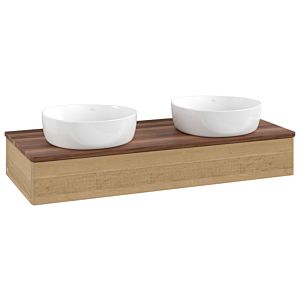 Villeroy &amp; Boch Antao vanity unit 1200x190x500mm L13012HN with lighting FK/AP: HN/2