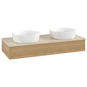 Meuble sous-vasque Villeroy &amp; Boch Antao 1200x190x500mm L13013HN avec éclairage FK/AP: HN/3
