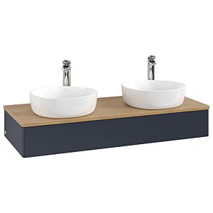 Meuble sous-vasque Villeroy &amp; Boch Antao 1200x190x500mm L13051HG avec éclairage FK/AP: HG/1