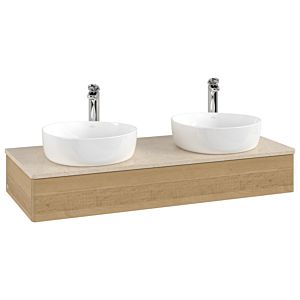 Villeroy &amp; Boch Antao vanity unit 1200x190x500mm L13053HN with lighting FK/AP: HN/3