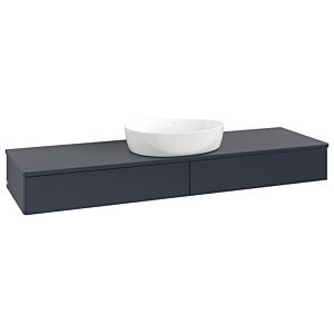 Meuble sous-vasque Villeroy &amp; Boch Antao 1600x190x500mm L14010HG avec éclairage FK/AP: HG/0