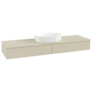 Villeroy &amp; Boch Antao vanity unit 1600x190x500mm L14010HJ with lighting FK/AP: HJ/0