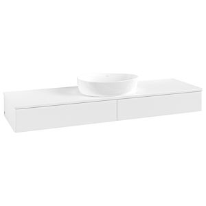 Meuble sous-vasque Villeroy &amp; Boch Antao 1600x190x500mm L14010MT avec éclairage FK/AP: MT/0