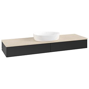 Meuble sous-vasque Villeroy &amp; Boch Antao 1600x190x500mm L14013PD avec éclairage FK/AP: PD/3