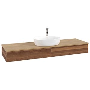 Meuble sous lavabo Villeroy &amp; Boch Antao 1600x190x500mm L14051HM avec éclairage FK/AP: HM/1