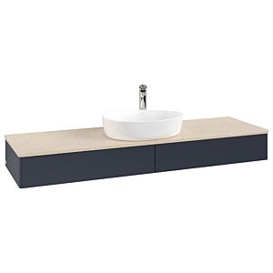 Meuble sous-vasque Villeroy &amp; Boch Antao 1600x190x500mm L14053HG avec éclairage FK/AP: HG/3