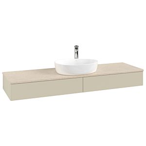 Villeroy &amp; Boch Antao vanity unit 1600x190x500mm L14053HJ with lighting FK/AP: HJ/3
