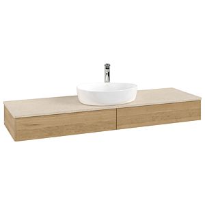 Meuble sous-vasque Villeroy &amp; Boch Antao 1600x190x500mm L14053HN avec éclairage FK/AP: HN/3