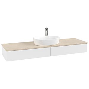 Meuble sous-vasque Villeroy &amp; Boch Antao 1600x190x500mm L14053MT avec éclairage FK/AP: MT/3