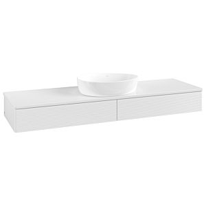 Meuble sous-vasque Villeroy &amp; Boch Antao 1600x190x500mm L14110GF avec éclairage avec structure FK/AP: GF/0