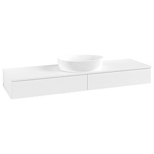 Villeroy &amp; Boch Antao vanity unit 1600x190x500mm L14110MT with lighting with structure FK/AP: MT/0