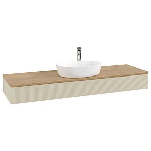 Villeroy &amp; Boch Antao vanity unit 1600x190x500mm L14151HJ with lighting with structure FK/AP: HJ/1