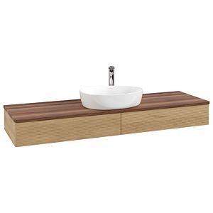 Villeroy &amp; Boch Antao vanity unit 1600x190x500mm L14152HN with lighting with structure FK/AP: HN/2