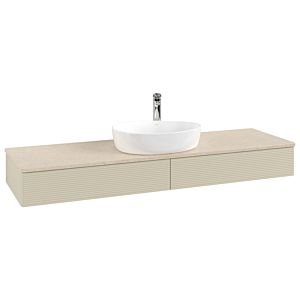 Meuble sous-vasque Villeroy &amp; Boch Antao 1600x190x500mm L14153HJ avec éclairage avec structure FK/AP: HJ/3
