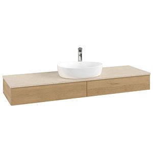 Villeroy &amp; Boch Antao vanity unit 1600x190x500mm L14153HN with lighting with structure FK/AP: HN/3